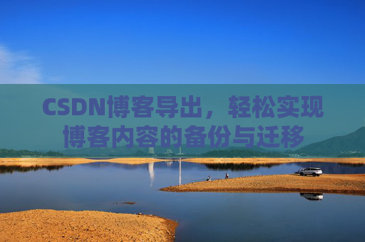 CSDN博客导出，轻松实现博客内容的备份与迁移